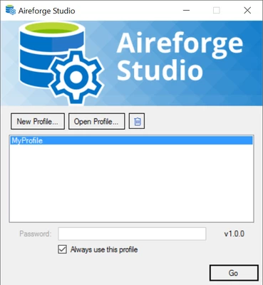 Aireforge Profile Window