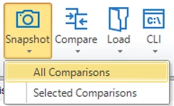 Aireforge Database Snapshot Comparison Save Options
