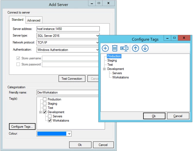 Aireforge Tag Management Window